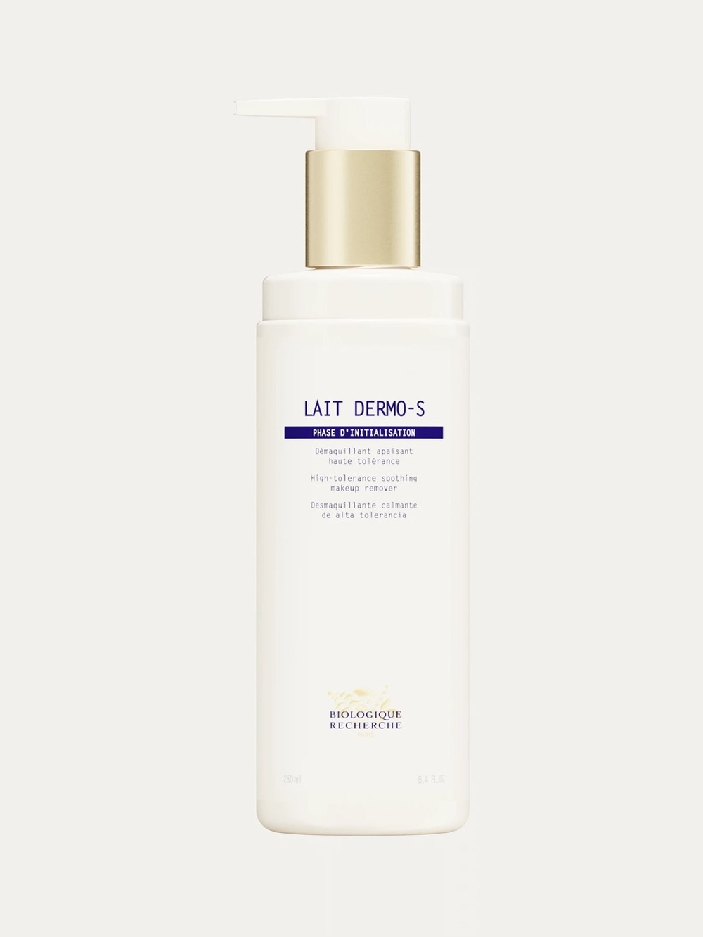 Biologique Recherche Lait Dermo-S Soothing Makeup Remover - White/Gold